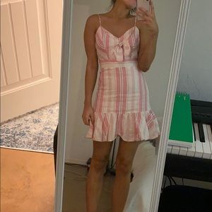 Super cute multi pink dress:)